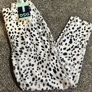 DSG Black and White Spot Print Leggings